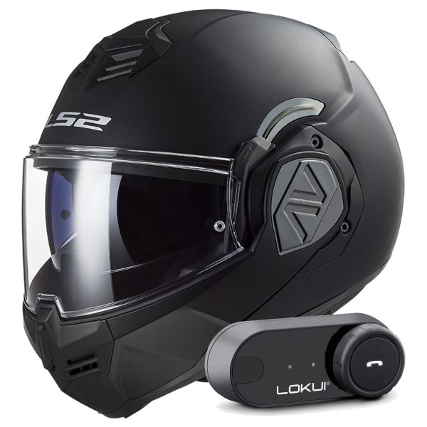 Modulare Apribile LS2 Advant Matt Black FF906 + Kit Bluetooth Lokui K30 Modulare Apribile LS2 Advant Matt Black FF906 + Kit Bluetooth Lokui K30