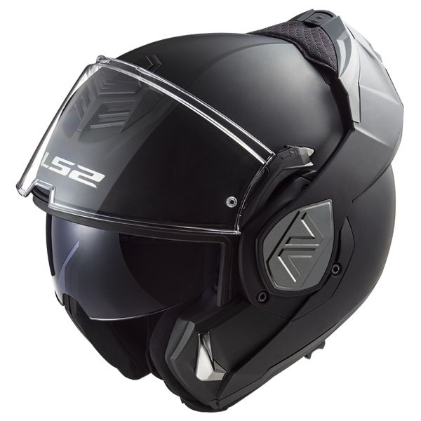 LS2 Advant Matt Black FF906 + Kit Bluetooth Lokui K30