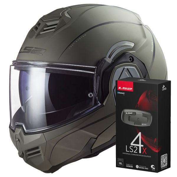 Modulare Apribile LS2 Advant Special Matt Sand FF906 + Kit Bluetooth 4X Cardo Modulare Apribile LS2 Advant Special Matt Sand FF906 + Kit Bluetooth 4X Cardo