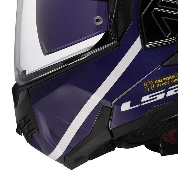 LS2 Advant Swipe White Blue FF906