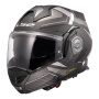 Casque Modulare Apribile LS2 Advant X C Horizon Grigio Argento FF901