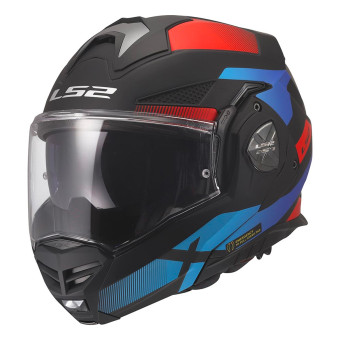 Casque Modulare Apribile LS2 Advant X Nova Black Red Blue FF901