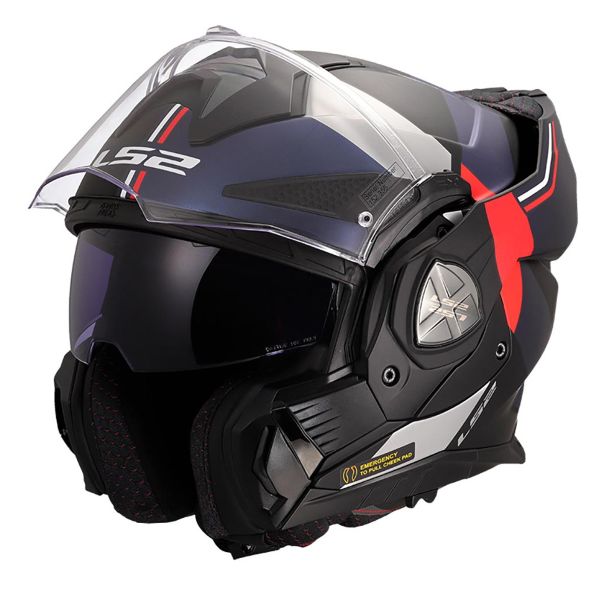 LS2 Advant X Ultra Blu Rosso FF901