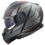 Casque Modulare Apribile LS2 Strobe II Code Black Grey FF908