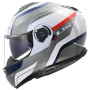 Casque Modulare Apribile LS2 Strobo II Monza Bianco Blu Rosso FF908