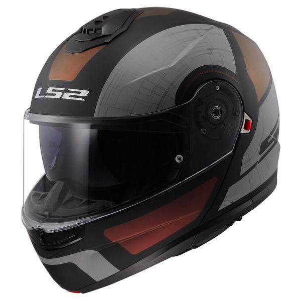 Modulare Apribile LS2 Strobe II Orion Matt Black Purple Blue FF908