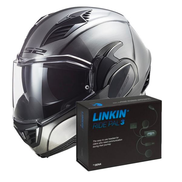 Modulare Apribile LS2 Valiant II Jeans FF900 + Linkin Ride Pal III