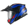 Casque Modulare Apribile Nexx X.Lifecountry Terra Blue Red Mat