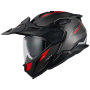 Casque Modulare Apribile Nexx X.Lifecountry Terra Grey Red Mat