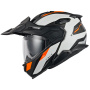 Casque Modulare Apribile Nexx X.Lifecountry Terra White Orange Mat