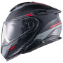 Casque Modulare Apribile Nexx X.Lifetour Globe Black Red Mat