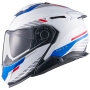 Casque Modulare Apribile Nexx X.Lifetour Globe White Blue