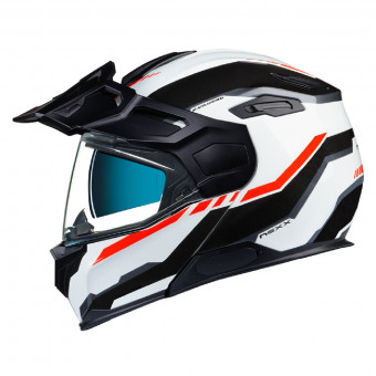 Casque Modulare Apribile Nexx X.Vilijord Continental White Black Red Casque Modulare Apribile Nexx X.Vilijord Continental White Black Red