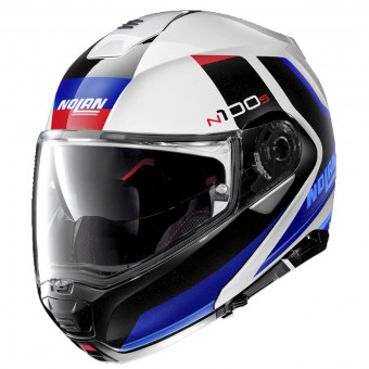 Modulare Apribile Nolan N100 5 Hilltop N-Com White Blue 49