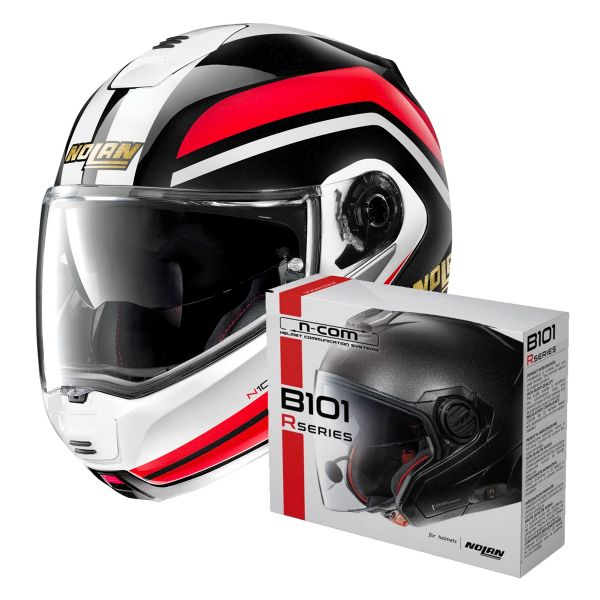 Modulare Apribile Nolan N100 5 Plus 50 Anniversary N-Com 40 + Kit Bluetooth B101R