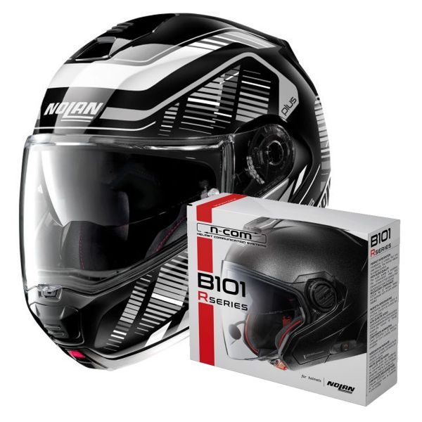 Modulare Apribile Nolan N100 5 Plus Starboard N-Com 44 + Kit Bluetooth B101R