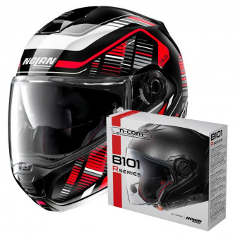 Modulare Apribile Nolan N100 5 Plus Starboard N-Com 45 + Kit Bluetooth B101R