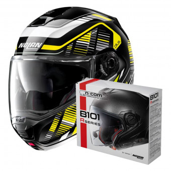 Modulare Apribile Nolan N100 5 Plus Starboard N-Com 46 + Kit Bluetooth B101R