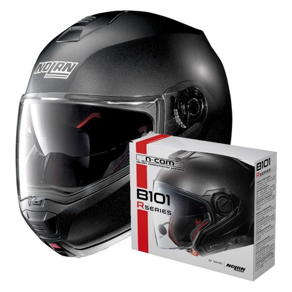 Modulare Apribile Nolan N100 5 Special N-Com Black Graphite 9 + Kit Bluetooth B101R