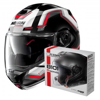 Modulare Apribile Nolan N100 5 Upwind N-Com 62 + Kit Bluetooth B101R