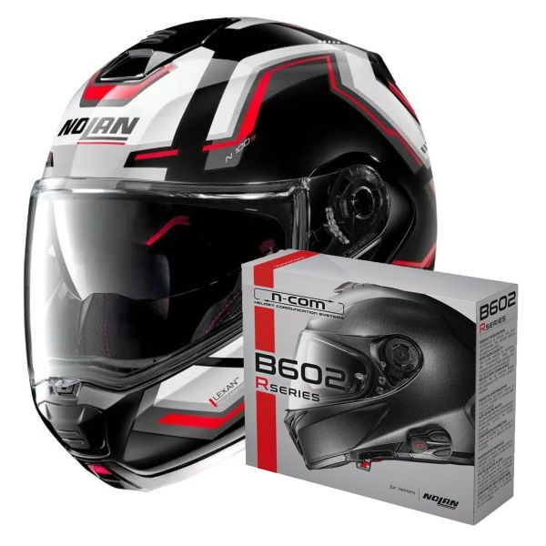 Modulare Apribile Nolan N100 5 Upwind N-Com 62 + Kit Bluetooth B602R