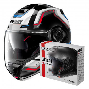 Modulare Apribile Nolan N100 5 Upwind N-Com 63 + Kit Bluetooth B101R