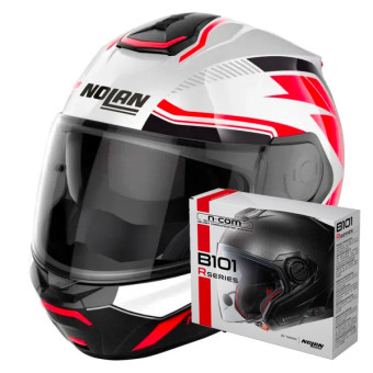 Modulare Apribile Nolan N100-6 Surveyor N-Com 23 + Kit Bluetooth B101R