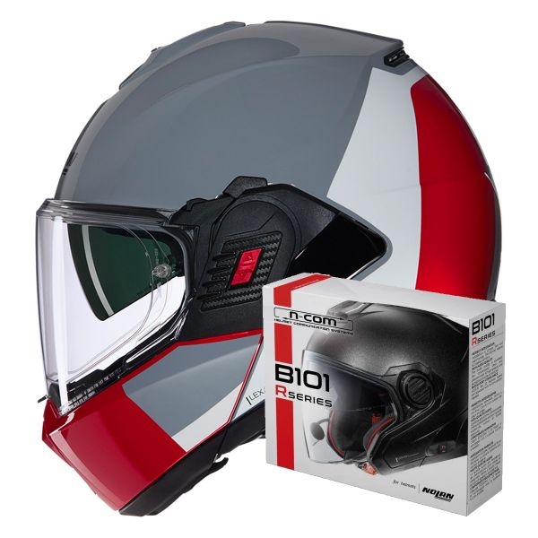 Modulare Apribile Nolan N120-1 Grafo 349 + Kit Bluetooth B101R