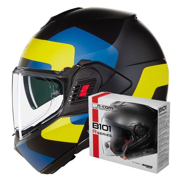 Modulare Apribile Nolan N120-1 Omocromo 346 + Kit Bluetooth B101R