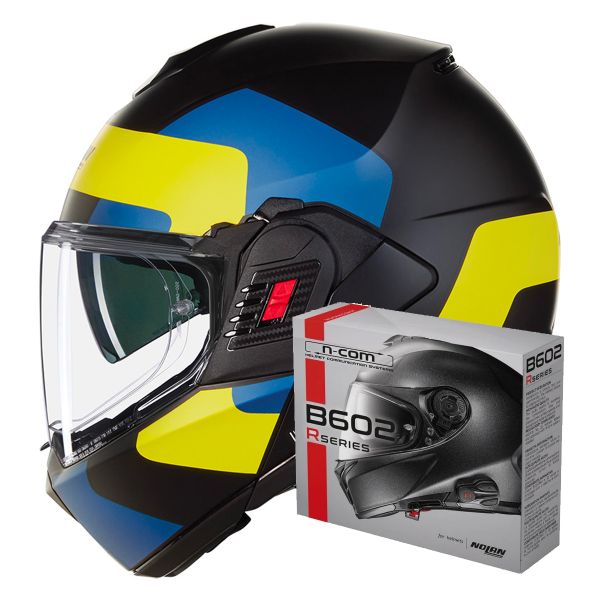 Modulare Apribile Nolan N120-1 Omocromo 346 + Kit Bluetooth B602R