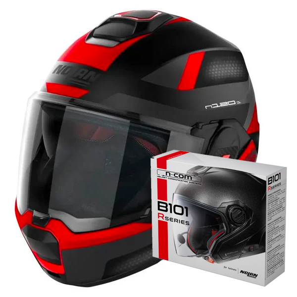 Modulare Apribile Nolan N120-1 Subway N-Com 22 + Kit Bluetooth B101R