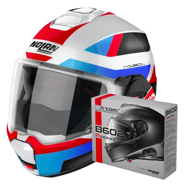 Modulare Apribile Nolan N120-1 Subway N-Com 24 + Kit Bluetooth B602R