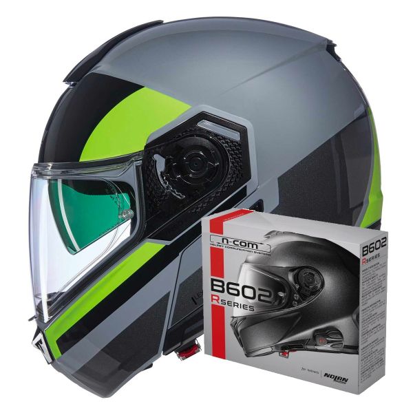 Modulare Apribile Nolan N90-3 06 Roboto 346 + Kit Bluetooth B602R