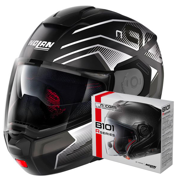 Modulare Apribile Nolan N90 3 Comeback N-Com 43 + Kit Bluetooth B101R