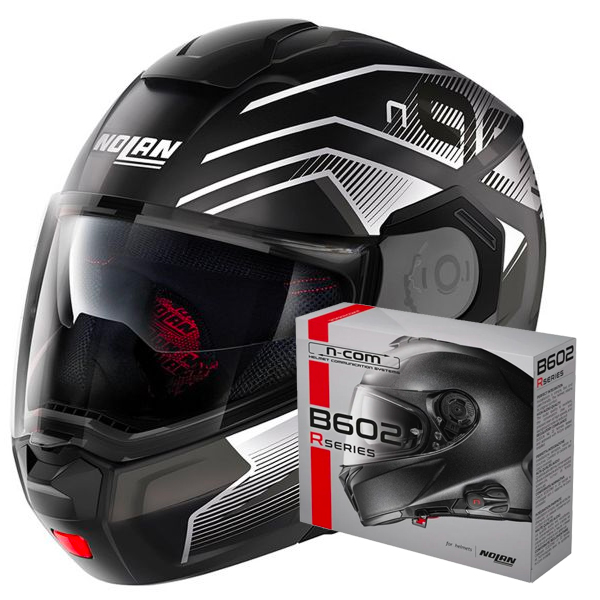 Modulare Apribile Nolan N90 3 Comeback N-Com 43 + Kit Bluetooth B602R