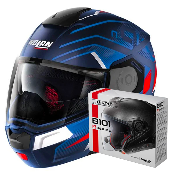 Modulare Apribile Nolan N90 3 Comeback N-Com 46 + Kit Bluetooth B101R