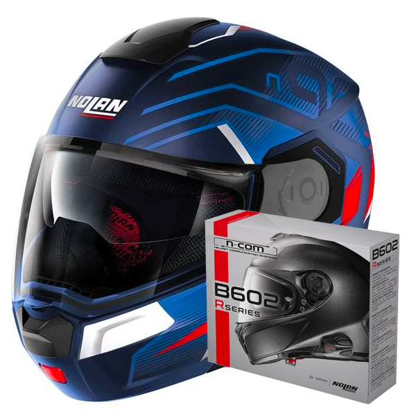 Modulare Apribile Nolan N90 3 Comeback N-Com 46 + Kit Bluetooth B602R