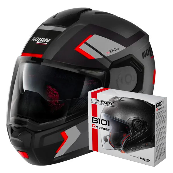 Modulare Apribile Nolan N90 3 Lighthouse N-Com 47 + Kit Bluetooth B101R