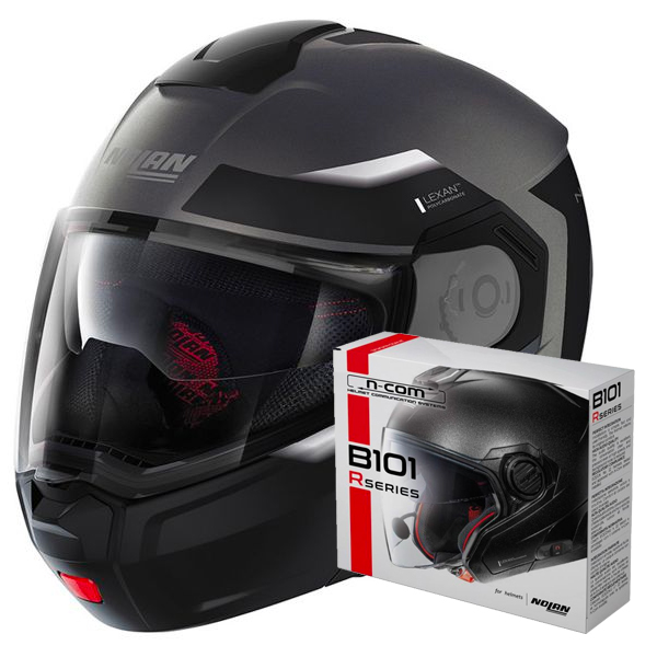 Modulare Apribile Nolan N90 3 Reflector N-Com 34 + Kit Bluetooth B101R