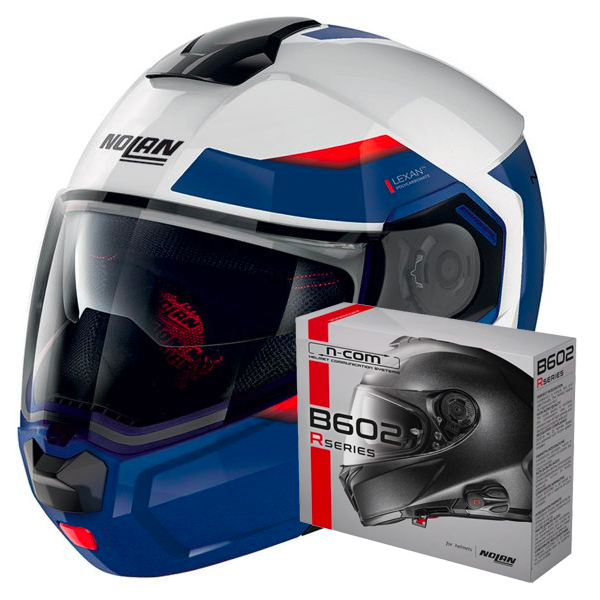 Modulare Apribile Nolan N90 3 Reflector N-Com 38 + Kit Bluetooth B602R