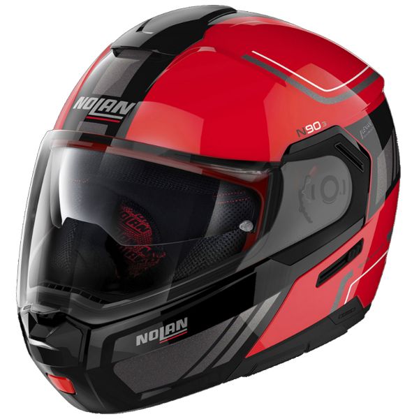 Nolan N90 3 Voyager N-Com Corsa Red 19