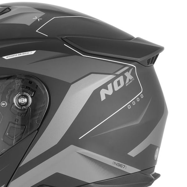 NOX N967 Conquer Mat Black Silver