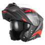 Casque Modulare Apribile NOX N968 Shift Mat Black Red