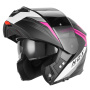 Casque Modulare Apribile NOX N968 Shift Mat Black White Pink
