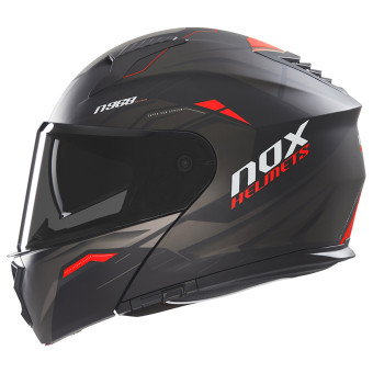 Modulare Apribile NOX N968 Ultra Matt Black Red