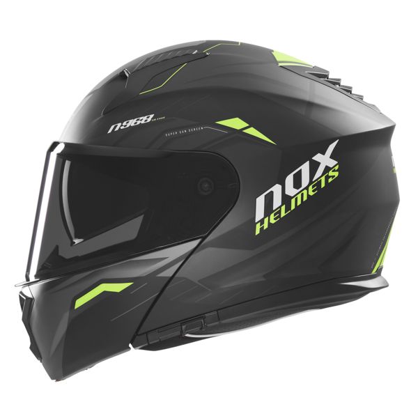 Modulare Apribile NOX N968 Ultra Matt Black Yellow