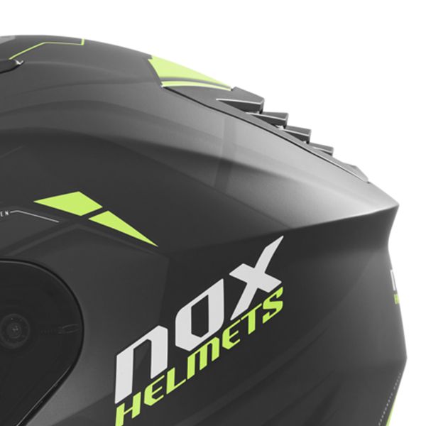 NOX N968 Ultra Matt Black Yellow