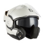 Casque Modulare Apribile NOX Spinner Shiny White