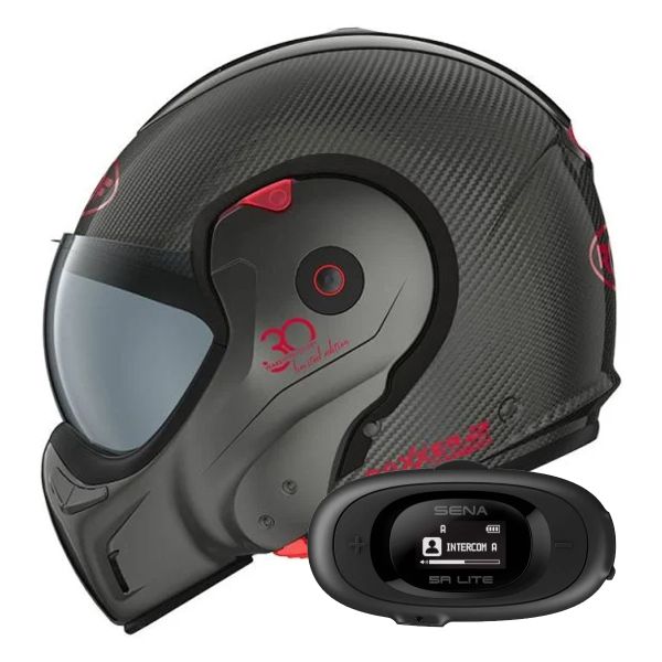 Modulare Apribile Roof Boxxer 2 Carbon Thirty Titane + Kit bluetooth 5R Lite