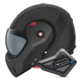 Casque Modulare Apribile Roof Boxxer 2 Carbon Wonder Mat Black + Kit Bluetooth BT Mini